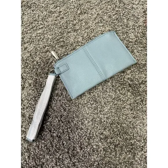 Jewell By Thirty One Clutch Pouch Turquoise Wristlet New - Picture 2 of 4